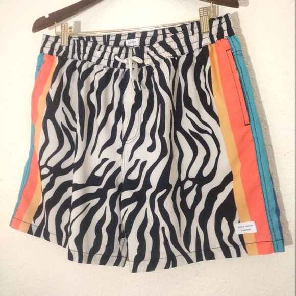 Duvin Design Co Zebra Disco Swim Short - Picture 4 of 7